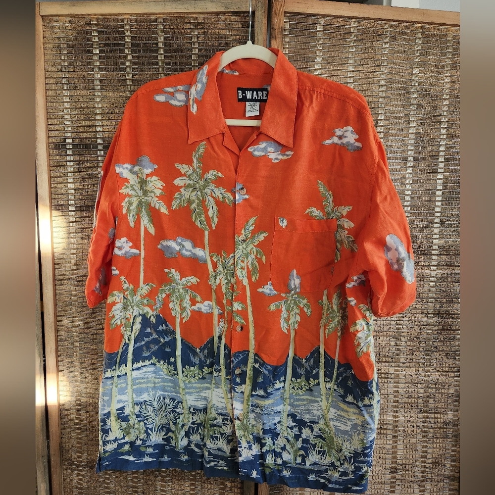 B-Ware Hawaiian Camp Shirt, XL